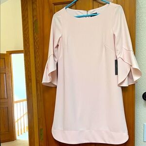 Vince Camuto Blush Tulip Sleeve Dress
